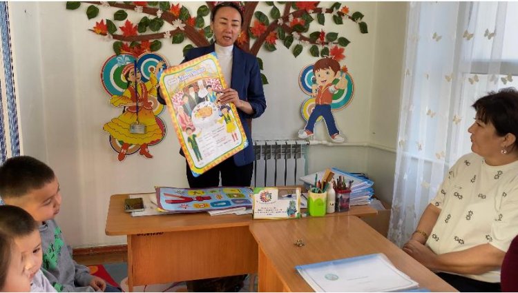 «Қазақ тілін үйрену бойынша ата-аналар мен бөбекжай арасындағы ынтымақтастық»