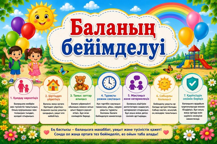 "Баланың жазғы бейімделуі"