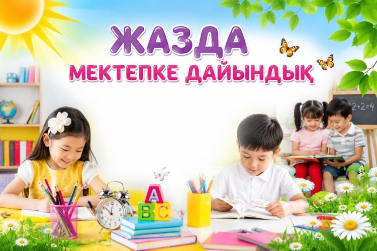 Жазда мектепке дайындық
